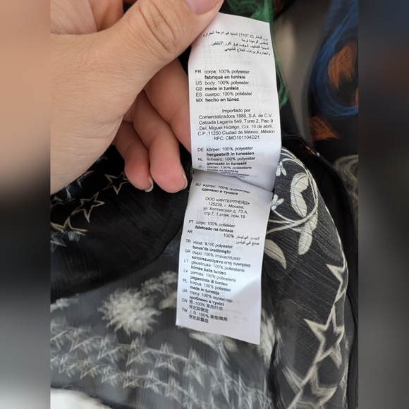 Sandro Paris Colchique Celestial Print Top - Picture 10 of 11